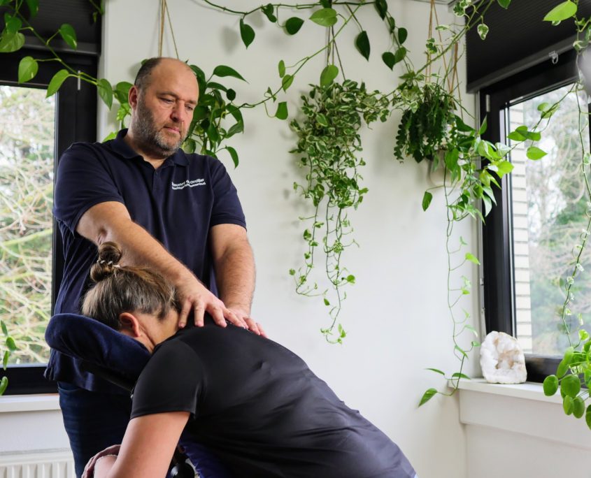 Bedrijfs Stoelmassages door Maurice de Gruijter